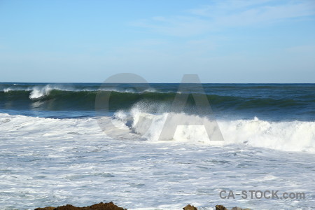 Europe wave spain sea water.