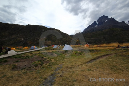 Field person chile south america grass.