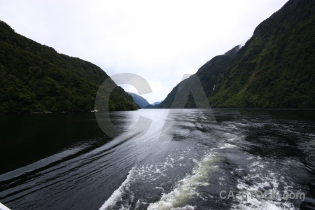 Fiord new zealand doubtful sound south island sky.