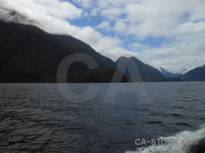 Fiordland mountain fiord sound south island.