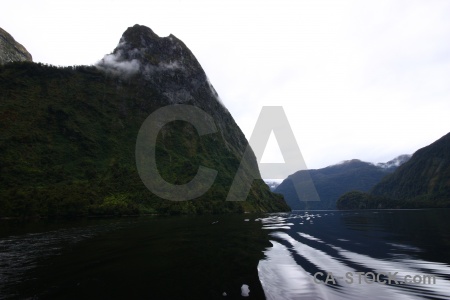 Fiordland south island fiord cloud new zealand.