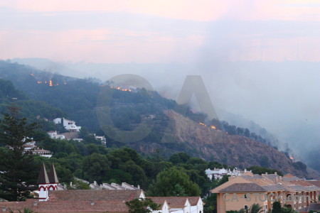 Firefighting spain montgo fire javea europe.