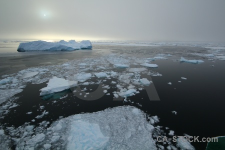 Fog snow antarctica sea ice.