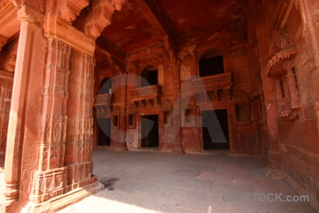 Fort agra unesco akbar building.