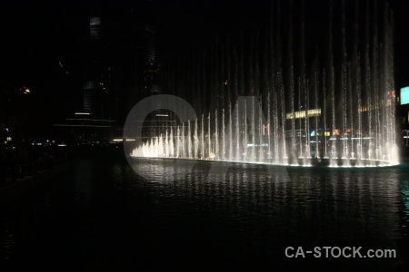 Fountain water dubai pool western asia.