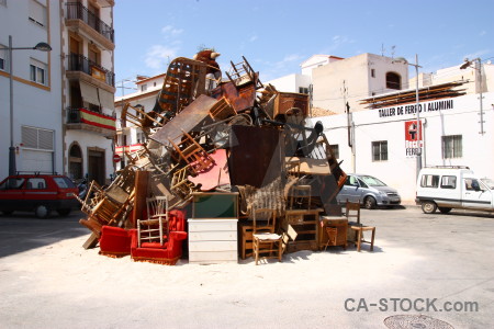 Furniture fire spain europe wood.