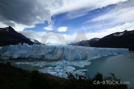 Glacier lake sky argentina argentino.