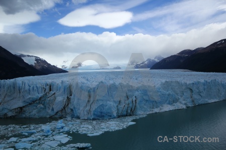 Glacier patagonia ice lake argentina.