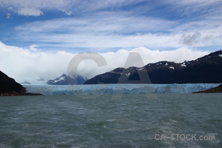 Glacier patagonia lake argentino ice water.