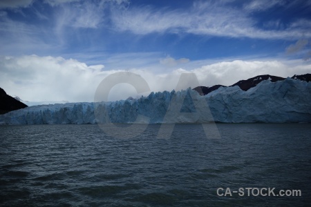 Glacier sky mountain lake lago argentino.