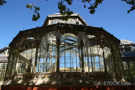 Glass spain madrid parque del retiro crystal palace.