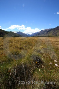 Grass mountain south america sky cloud.