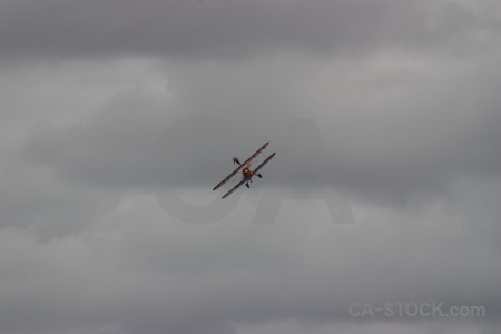 Gray airplane.