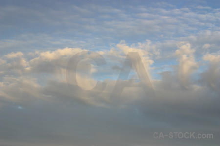 Gray cloud sky.