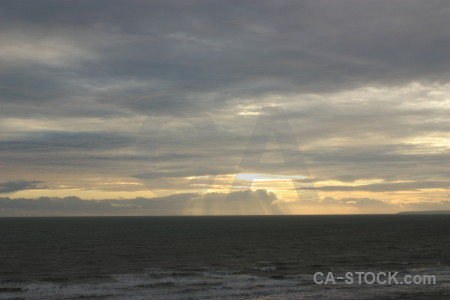 Gray cloud sky.