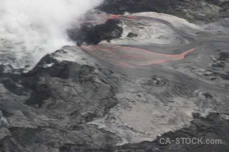 Gray lava volcanic.