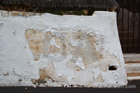 Gray plaster texture wall.