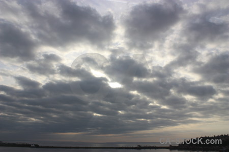 Gray sky cloud.