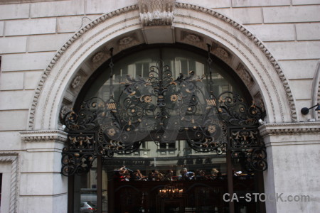 Gray window building ornate.