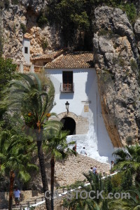 Green europe rock spain guadalest.