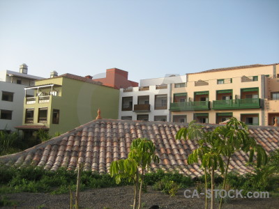 Green house building white.