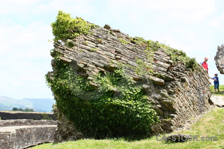 Green white rock.