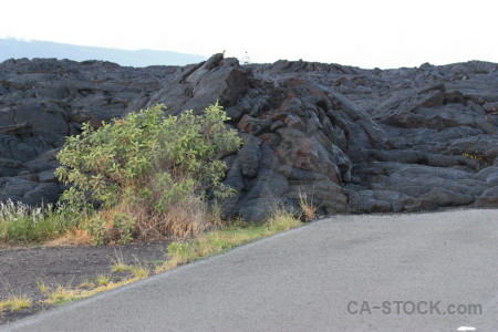 Green white volcanic lava.