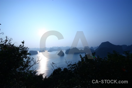 Ha long bay sky asia titov island tree.