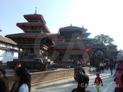 Hanuman durbar square temple kal bhairab unesco.