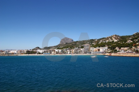 Harbour montgo spain sea javea.