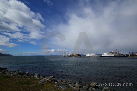 Harbour tierra del fuego water sky port.