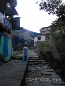 Himalayan path south asia stone sky.