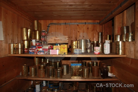 Historic shelf old antarctic peninsula time capsule.