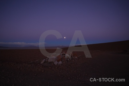 Huayllajara moon south america cloud sky.