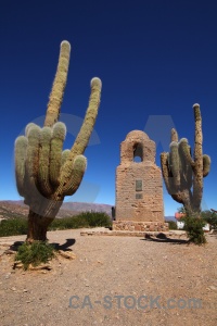 Humahuaca sky ruin torre de santa barbara cactus.