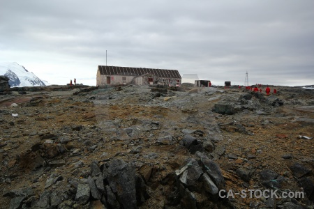 Hut day 6 british antarctica cruise building.