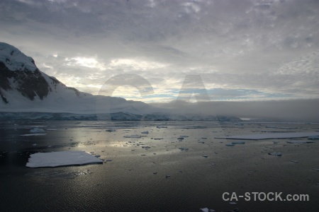 Ice adelaide island snow sea sky.