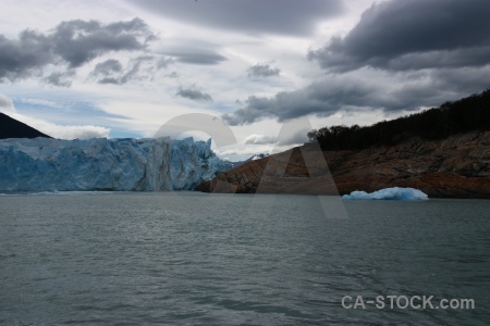 Ice lake water lago argentino south america.