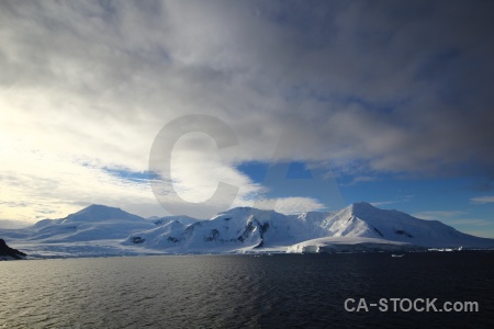 Ice marguerite bay adelaide island south pole landscape.