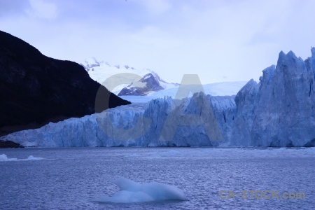 Ice perito moreno terminus sky glacier.