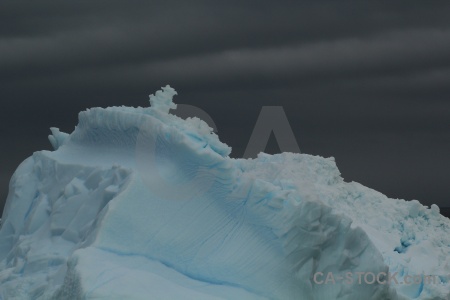 Ice sky iceberg storm antarctica.