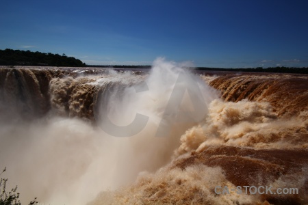 Iguassu falls iguazu river water waterfall unesco.