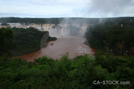 Iguazu falls iguassu iguazu river cloud water.