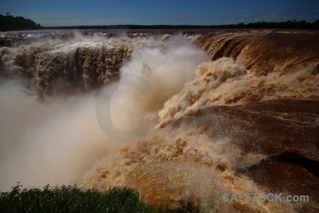 Iguazu falls waterfall river iguazu iguacu.