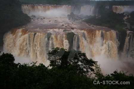 Iguazu river waterfall south america brazil iguazu falls.