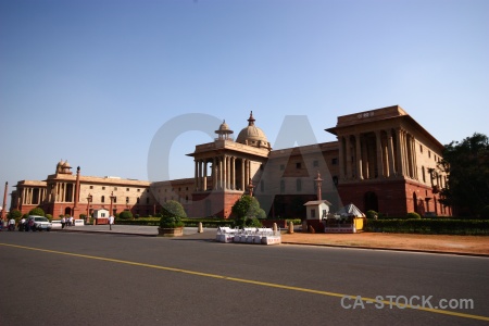 India building rashtrapati bhavan pillar dome.