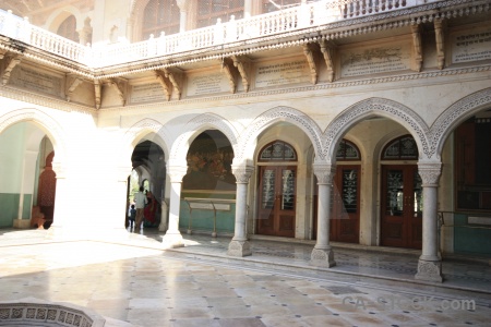 India jaipur building south asia albert hall.