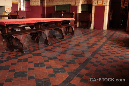 Interior object furniture building table.