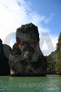 Island asia cliff southeast tree.