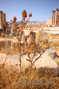 Jarash block pillar roman western asia.